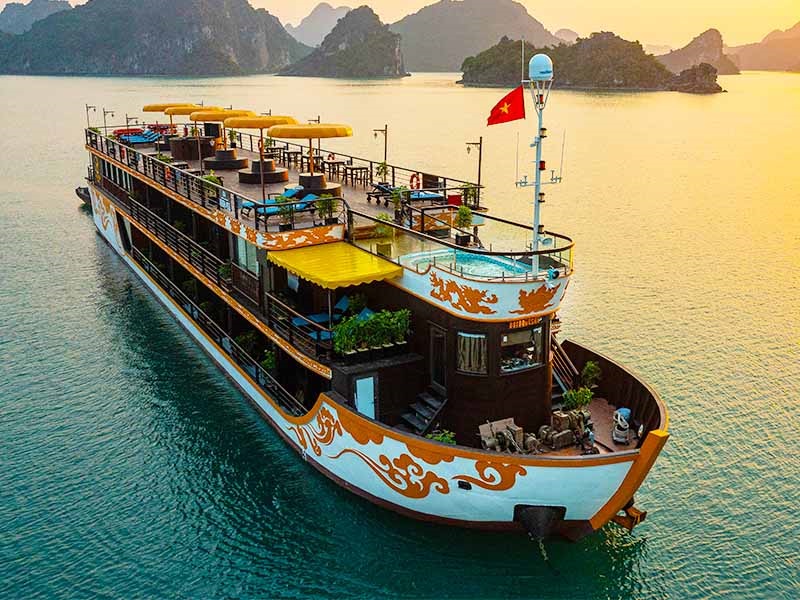 Nostalgia Cruises - 2 Days 1 Night - Halong Bay & Lan Ha Bay 