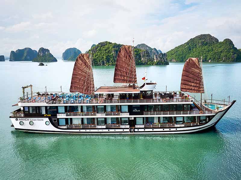 Amanda Luxury Lanha Cruise- 2 Days 1 Night - Halong Bay & Lan Ha Bay