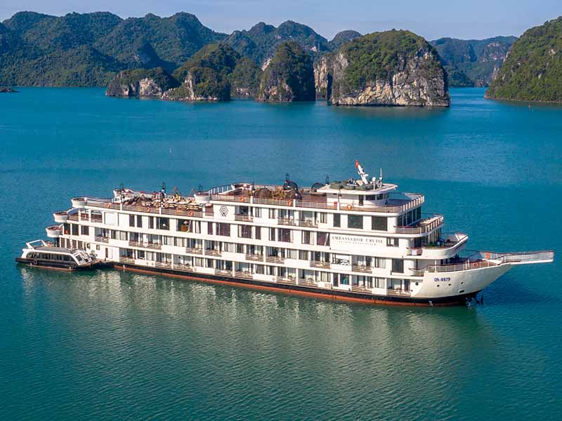 Ambassador Cruise I - 3 Days 2 Nights - Halong Bay & Lan Ha Bay