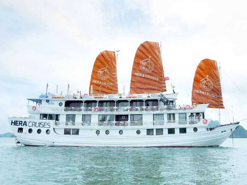 Hera Grand Luxury Cruise - 3 Days 2 Nights - Halong Bay & Lan Ha Bay