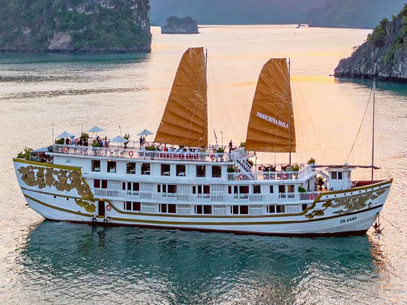 Indochina Sails Cruise - 3 Days 2 Nights - Halong Bay & Lan Ha Bay