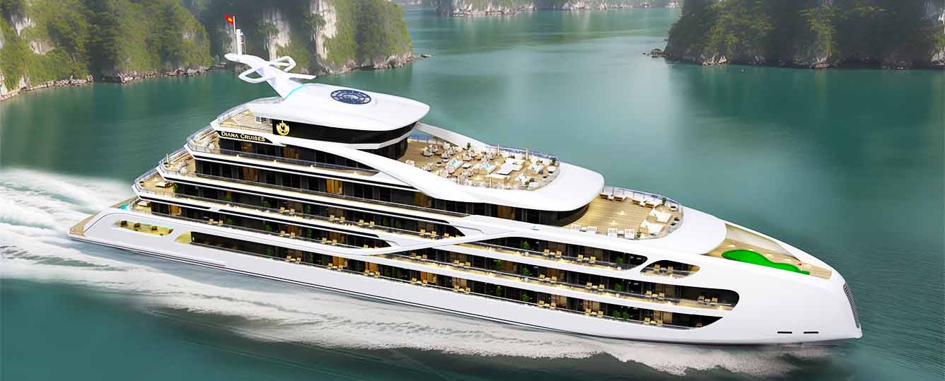 Diana Cruise - 2 Days 1 Night - Halong Bay & Lan Ha Bay