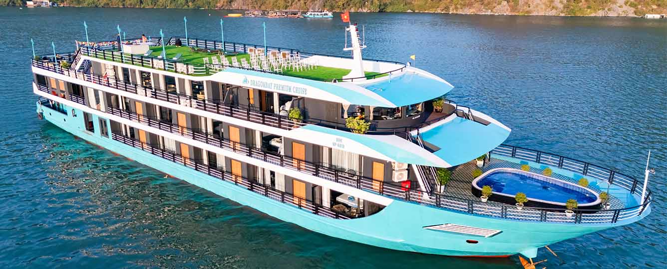 Dragon Bay Premium Cruise - 2 Days 1 Night - Halong Bay & Lan Ha Bay