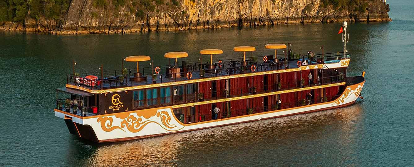 Nostalgia Cruises - 2 Days 1 Night - Halong Bay & Lan Ha Bay 