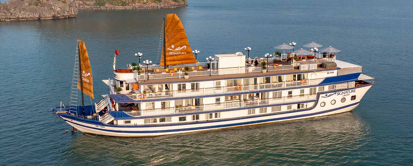 Signature Cruise - 2 Days 1 Night - Halong Bay & Bai Tu Long Bay